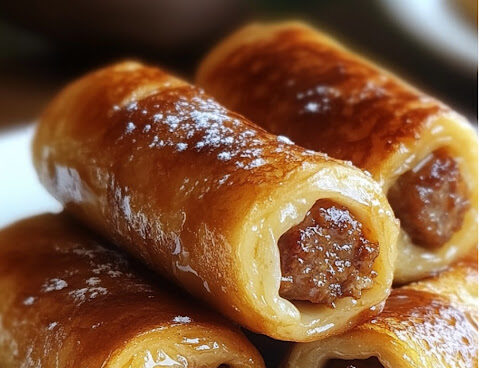 Sausage French Toast Roll-Ups – The Perfect Sweet & Savory Breakfast!