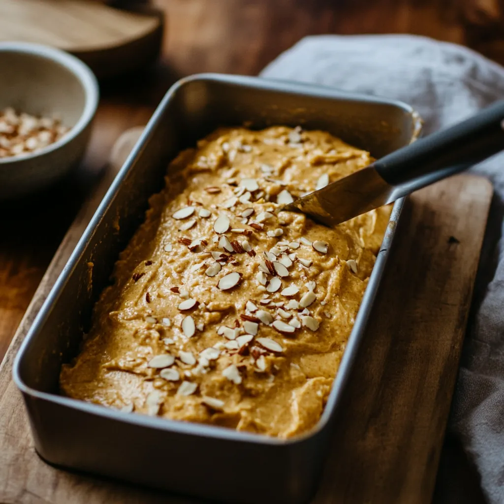 Moist Almond Loaf Cake