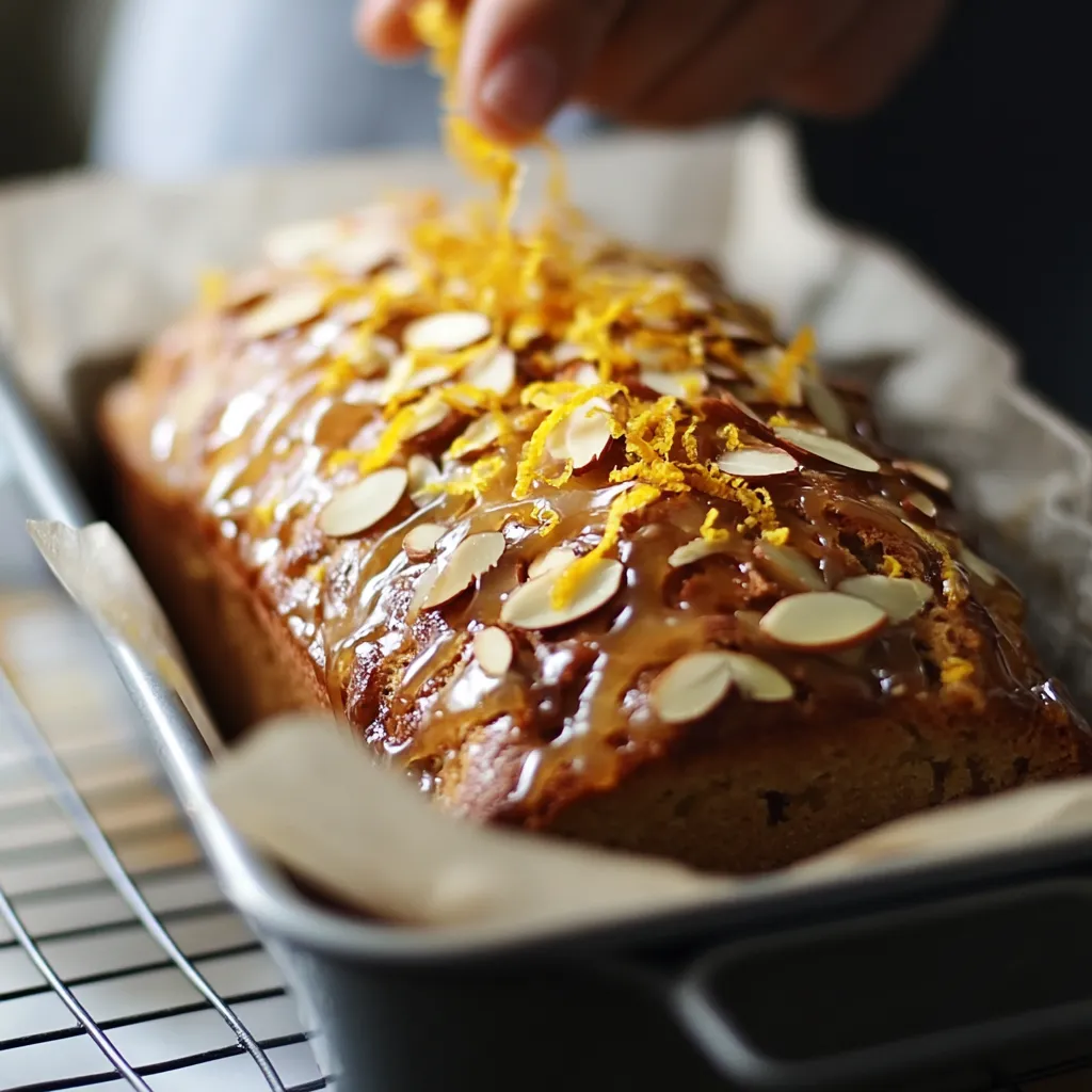 Moist Almond Loaf Cake