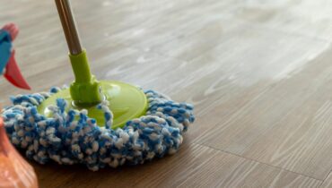 This Simple Grouting Trick Makes Peel-and-Stick Tiles Actually Moppable