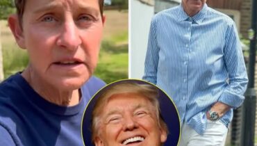 Ellen DeGeneres Blames Trump for Leaving America — Now Living With Portia in the UK Ellen DeGeneres Blames Trump for Leaving America — Now Living With Portia in the UK