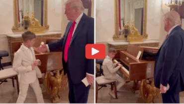 Ivanka Trump Shares Sweet Video of Son Theo Playing Piano for Donald Trump in the White House