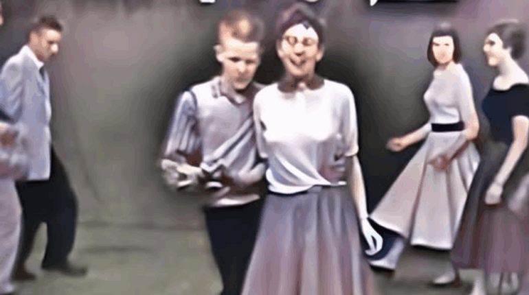 1950s dance trends American Bandstand dances classic social dances The Stroll dance history The Stroll dance revival 