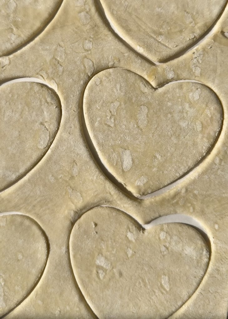 Strawberry Puff Pastry Hearts