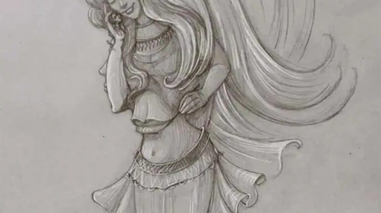 brain challenge visual test hidden faces puzzle observation skills game Oleg Shupliak Four Women optical illusion IQ test spot the 4 women illusion viral illusion art 