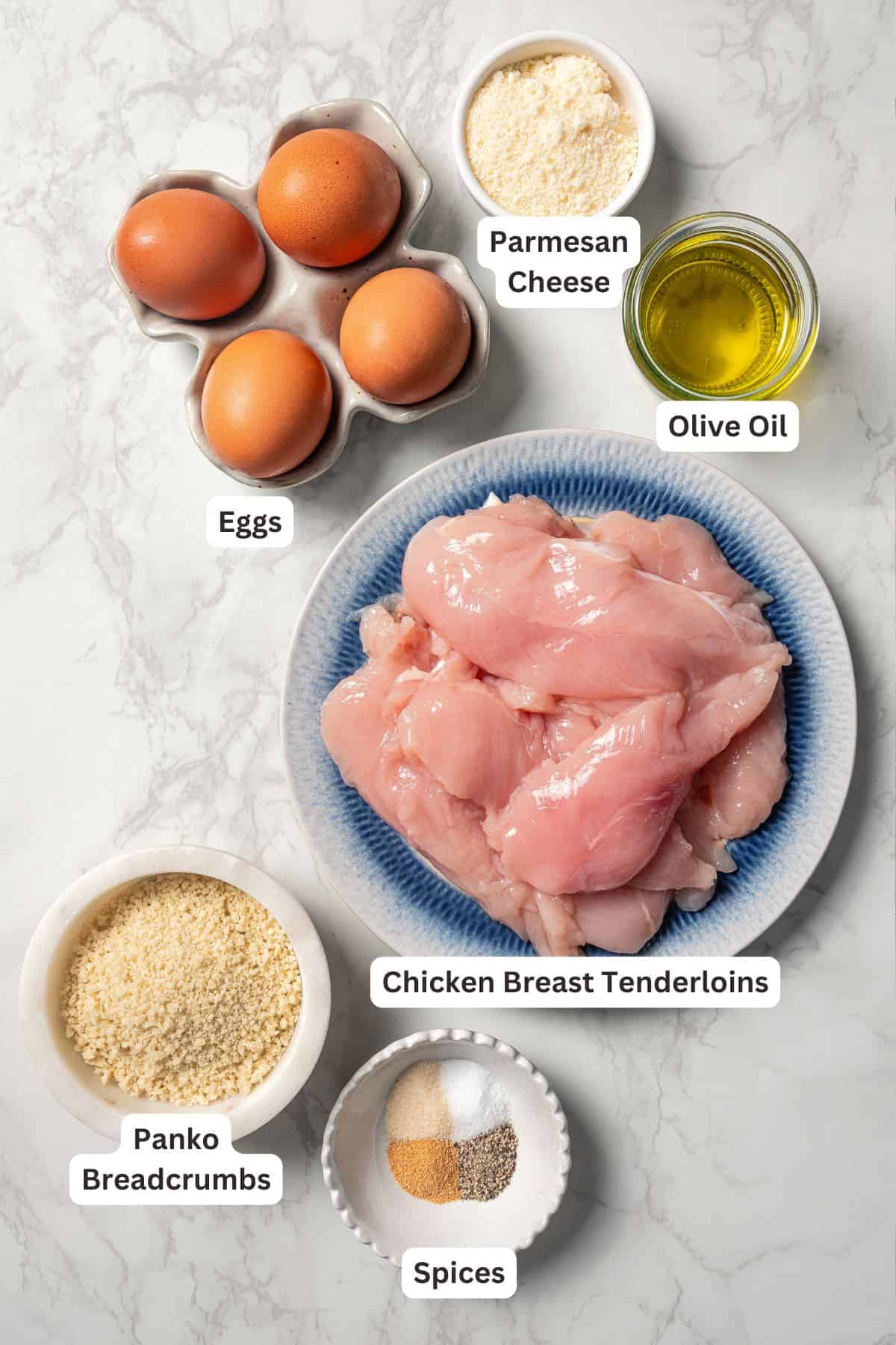 Parmesan Chicken Tenders Ingredients