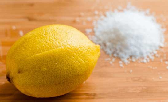 Salt for Mildew Removal