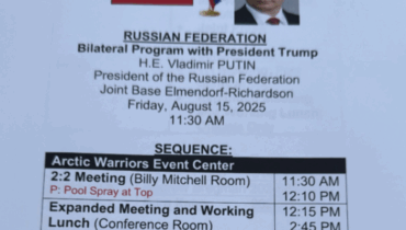 White House dismisses NPR report saying staff left scheduling information about Alaska summit on hotel printer