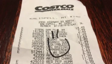 Costco customer service tradition Costco Receipt Costco receipt meaning Costco smiley face receipt smiley face on receipts warehouse shopping tips 