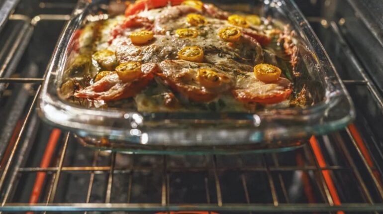 can Pyrex go from fridge to oven freezer to oven Pyrex safety glass bakeware tips is Pyrex oven safe Pyrex shattering prevention Pyrex thermal shock vintage Pyrex care 