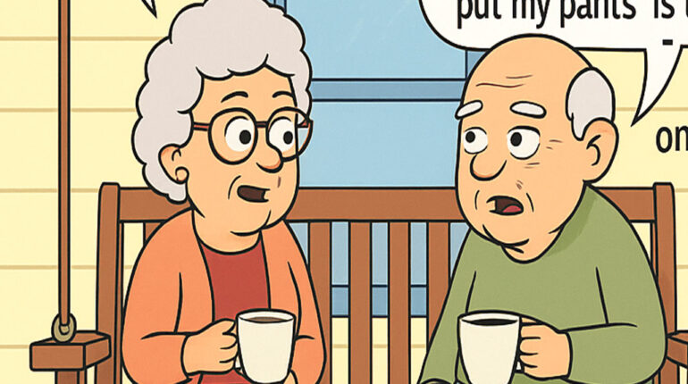 afterlife jokes Bert and Edna Bert and Edna humor bucket lists Christian humor diet humor elderly couple jokes family humor funny complaints funny confessions funny conversations funny marriage joke heaven joke heavenly food husband wife humor mischievous wife relationship humor senior humor skydiving joke St. Peter joke 