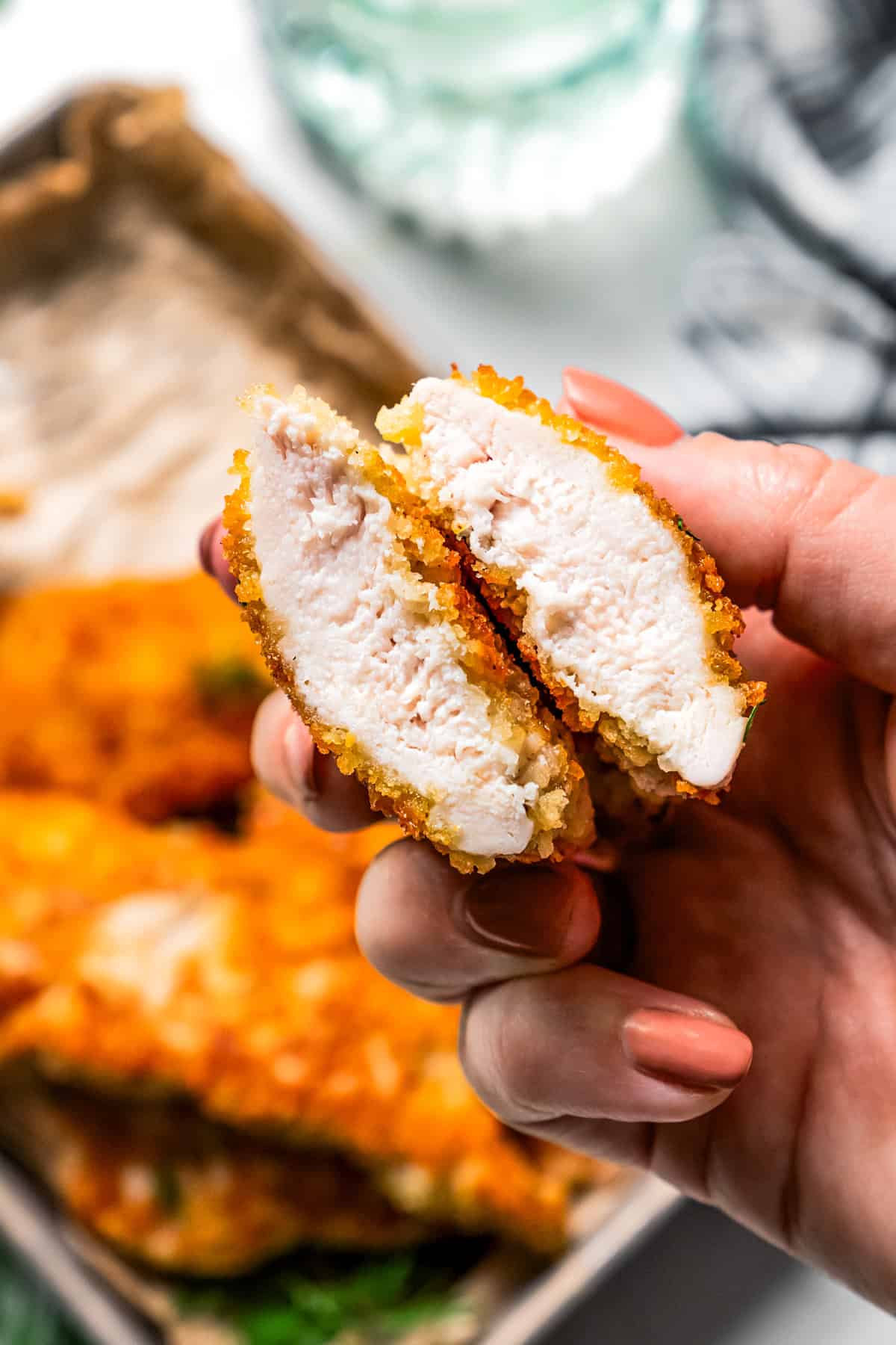 Serving Parmesan Chicken Tenders