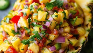 Fresh Pineapple Salsa Recipe – Sweet, Spicy & Tropical Flavor in 10 Minutes