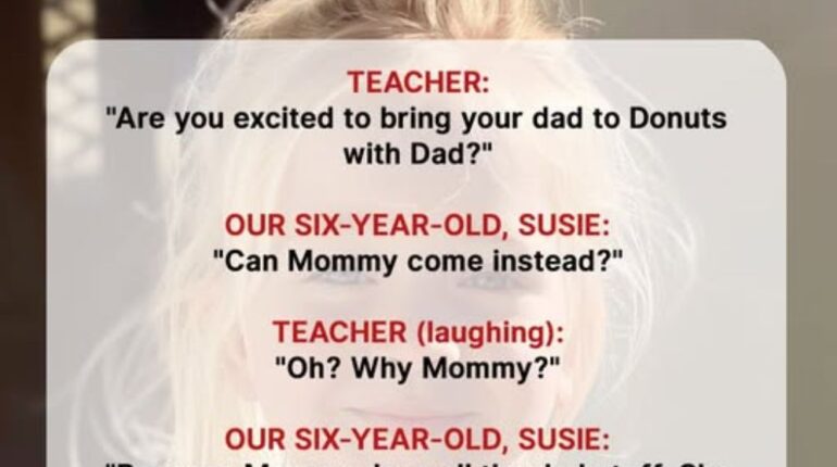 dad involvement story donuts with dad moment emotional family story family love transformation hidden labor in marriage motherhood balance parenting story partnership in parenting 