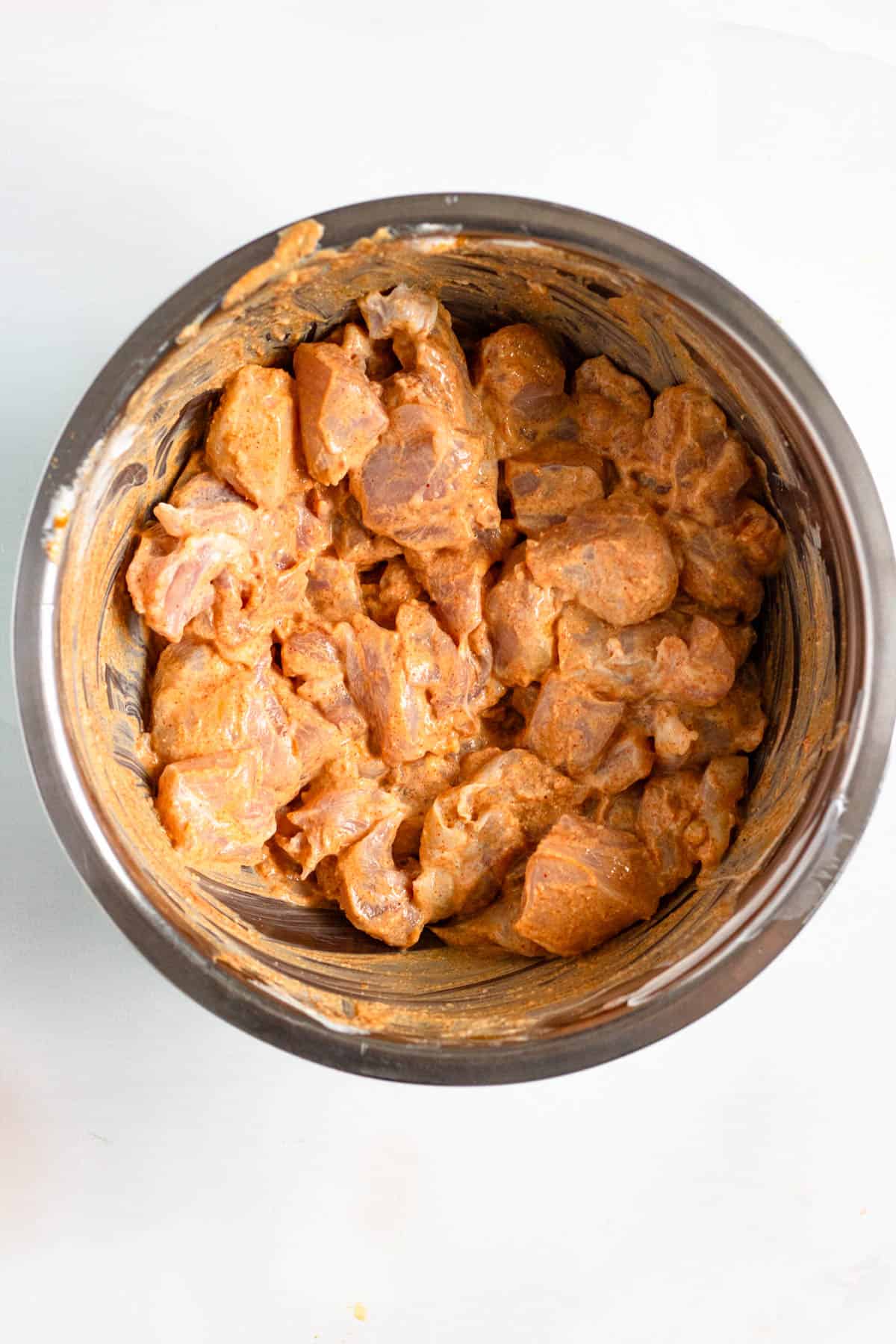 Butter Chicken Marinating