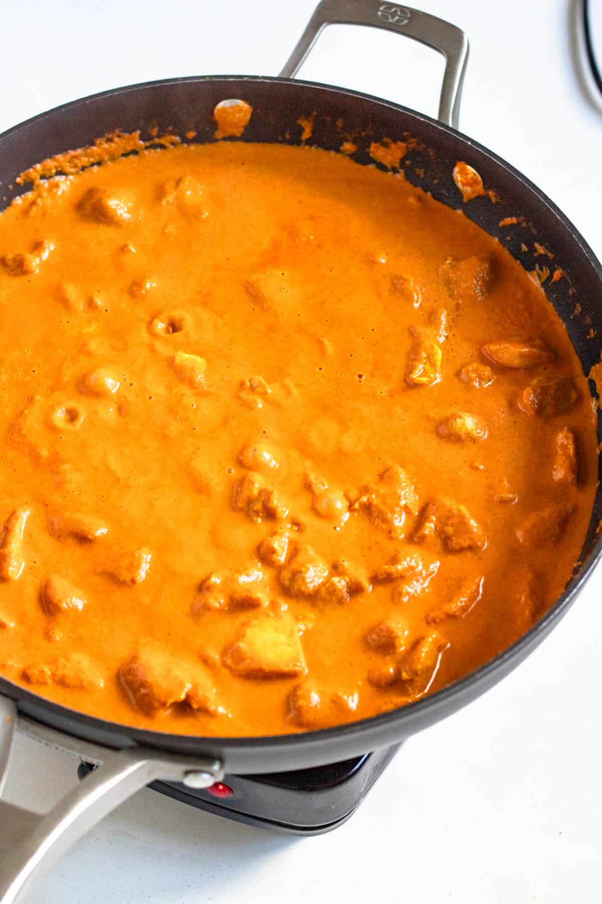 Finished Butter Chicken Sauce