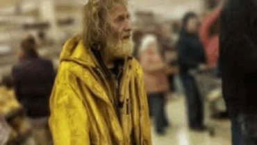 act of kindness inheritance homeless disguise test humility and respect Hutchins Foundation inheritance twist inspiring inheritance story Lewis Carter story second chances foundation supermarket founder legacy veteran support scholarships 