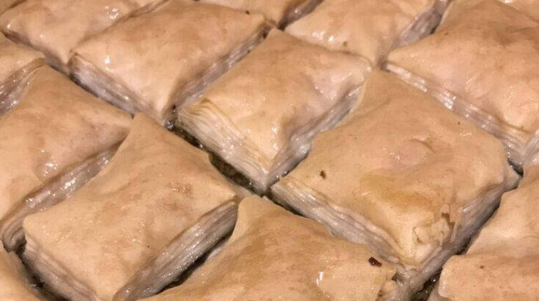 Baklava recipe Christmas Baklava festive pastry holiday sweets pistachio Baklava Turkish dessert 