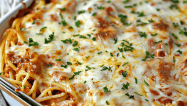 Baked Cream Cheese Spaghetti Casserole – Cheesy Comfort Food Recipe