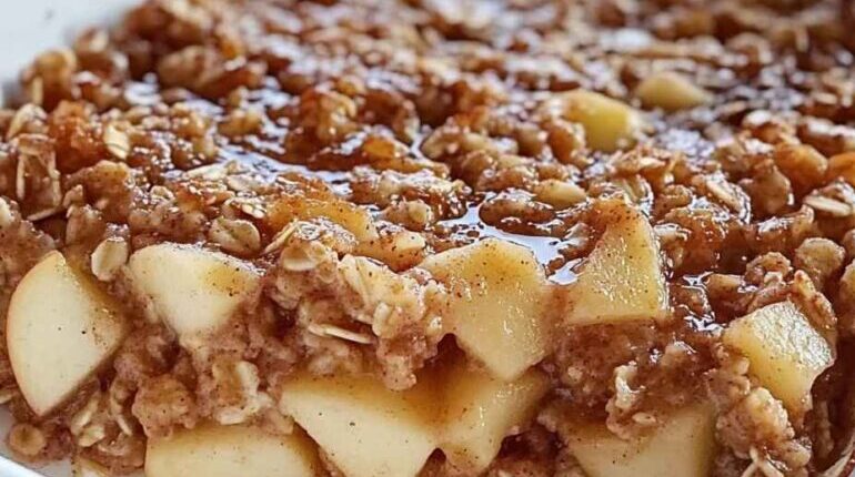 Amish oatmeal apple cinnamon oatmeal baked oatmeal recipe fall breakfast ideas healthy baked oats 