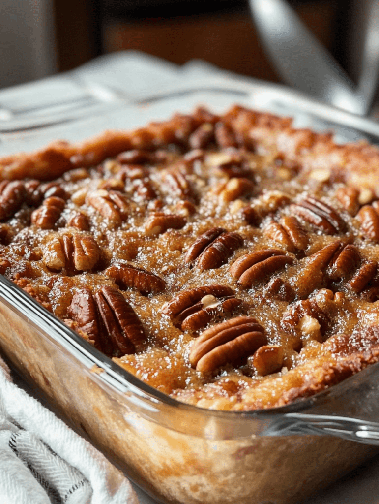 Pecan Pie Dump Cake