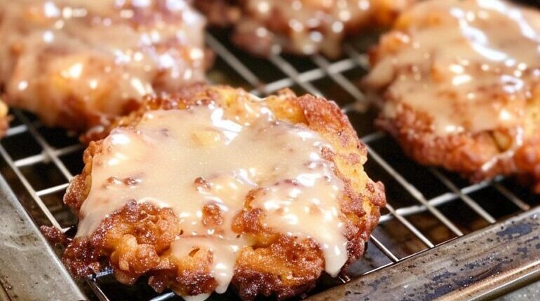 apple cinnamon fritters baked apple fritters baked fritters fall dessert recipes healthy apple fritters 