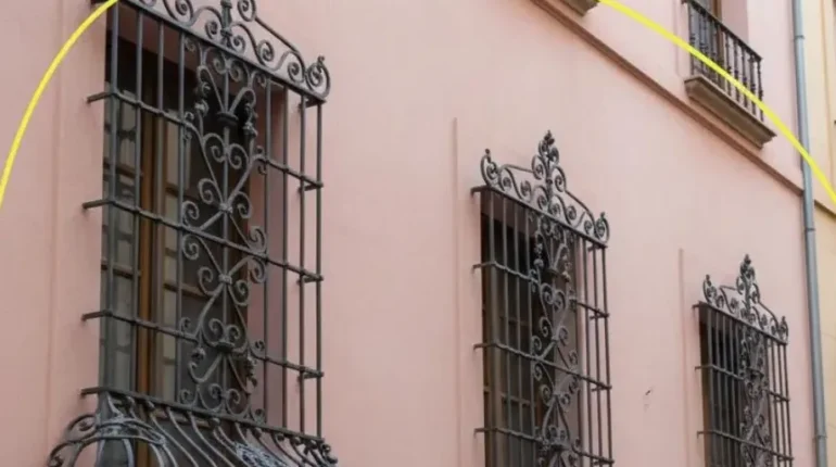 Aesthetics City Life curved window bars home improvement modern architecture Urban Design 