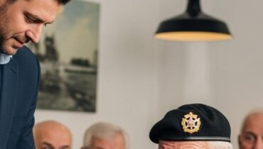 After Pouring Hot Coffee on a 78-Year-Old War Hero, He Had No Idea Who Just Walked Into the Café After Pouring Hot Coffee on a 78-Year-Old War Hero, He Had No Idea Who Just Walked Into the Café