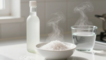 Hood grease: how white vinegar, salt, and hot water dissolve residue in 5 minutes without scrubbing