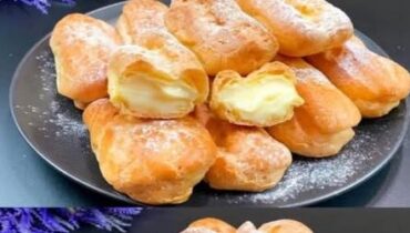 Baking chicago style homemade recipe éclairs festive pastry french desserts vanilla cream 