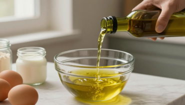 Yogurt cake: olive oil and cornstarch radically transform its texture