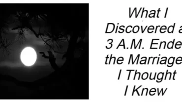 At 3 A.M., I Followed My Husband Taking Out the Trash—What I Saw at the Neighbor’s Door Ended 22 Years of Marriage