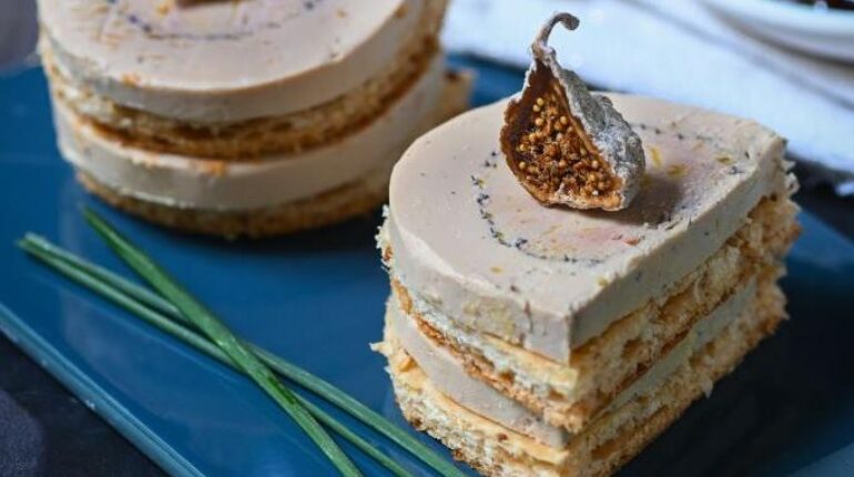 cheesy crescent roll appetizer F-35 Fighter Jets Foie Gras gourmet grilled cheese Millefeuille puff pastry hearts Quick Recipes 