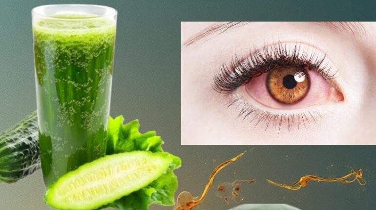 antioxidants clear urine hydration Digital Eye Strain Juicing leaves for eye health natural remedies vitamins 