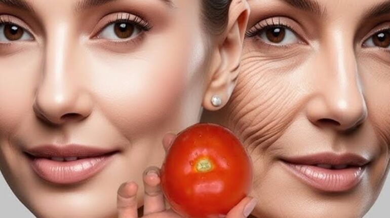 are damaged tomatoes safe to eat baking soda skincare blueberry sour cream coffee cake DIY skincare onion toothpaste Exfoliation natural skincare treatment Sun Care 