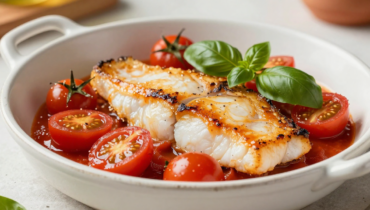 Pan-seared cod: how to get a perfect golden crust and a tomato-basil sauce in 30 minutes