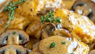 30-Minute Meals baked chicken foil dinner creamy sauce Dijon mustard pork mushrooms Quick Recipes 