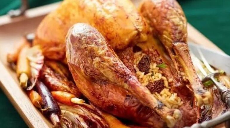 Holiday Feast Mexican dinner recipe Morels Risotto Thanksgiving Turkey 
