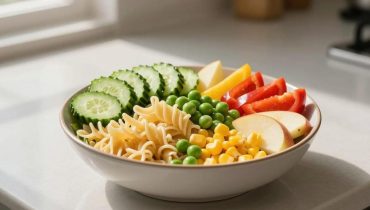 Christmas salad ready in 5 minutes: the complete recipe with pasta, crunchy vegetables, and express vinaigrette