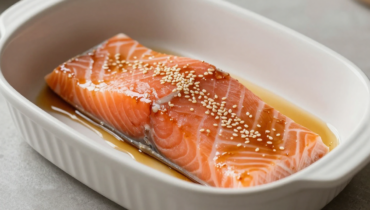 Baked salmon with soy-sesame sauce: the 15-minute technique for perfectly cooked fish