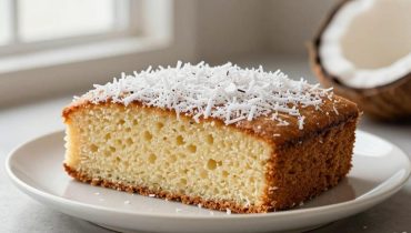 Coconut cake without flour or sugar: 5 minutes of preparation for a moist and naturally sweet dessert