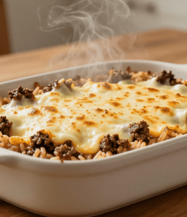Ground beef and cheese rice: the comfort dish prepared in 30 minutes flat