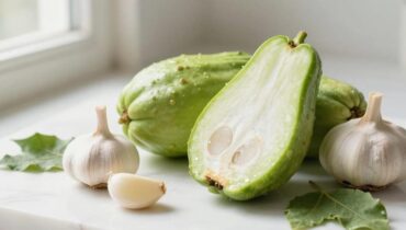 Chayote, garlic and dried herbs: the natural recipe that supports digestion, circulation and immunity