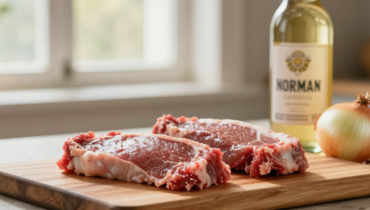 Normandy-style sautéed beef with onions: the traditional dry cider recipe in 40 minutes