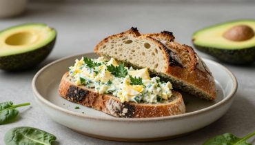 Egg salad revisited: sourdough bread, avocado, and diagonal assembly to transform the classic sandwich