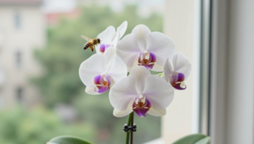 Lush orchids: the lemon trick for shiny leaves and abundant blooming