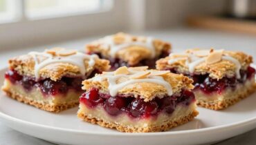 Cherry bars with almond glaze: the recipe that rivals traditional tart and disappears in minutes