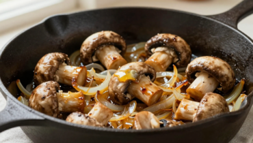 Baked Camembert: the simple method to transform it into a melting dish with caramelized mushrooms