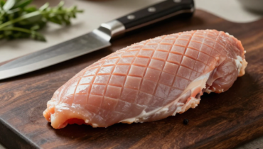 Mushroom risotto and duck breast: the scoring technique for perfectly crispy fat Mushroom risotto and duck breast: the scoring technique for perfectly crispy fat