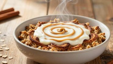 Cinnamon roll baked oats: the healthy recipe that replaces cinnamon buns at breakfast